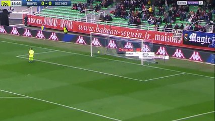 Alassane Plea Goal HD - Troyes 0 - 1 OGC Nice - 01.04.2018 (Full Replay)
