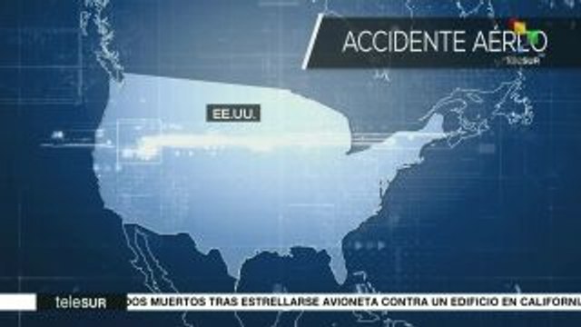 Mueren dos personas en California por accidente aéreo