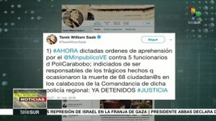 Venezuela: detienen a funcionarios tras incendio en Carabobo