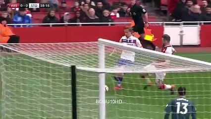 Arsenal 3 - 0 Stoke City 01.04.2018 Goals and Highlights