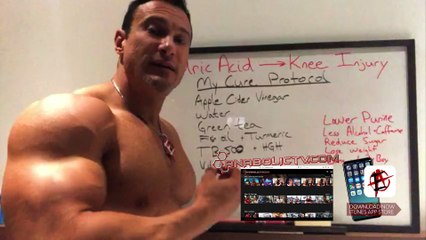 Uric acid knee Injury my cure protocol