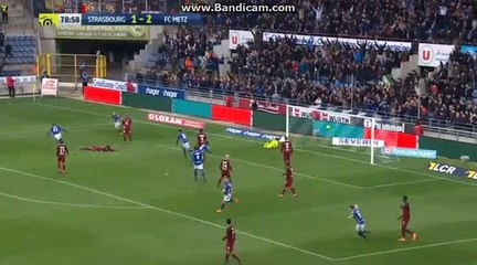 Seka  Goal   HD Strasbourg 2 - 2	Metz 01-04-2018