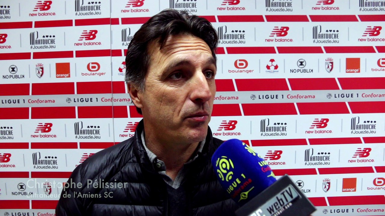 Apres le match LOSC - ASC Christophe Pélissier : " Une victoire qui fait du bien "
