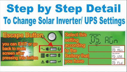 Settings Inverex XP Solar PRO 1500 UPS (840W)