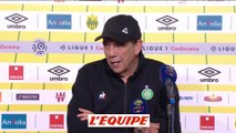 Gasset «Laissez-moi savourer» - Foot - L1 - Saint-Etienne