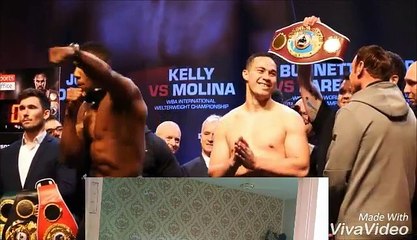 Anthony Joshua vs Joseph Parker fight highlights