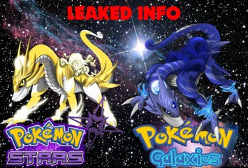 Leaked Pokemon Info code named Pokemon Stars & Pokemon Galaxy