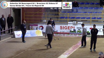 Quarts de finale, neuvième étape du Super 16 masculin,  Saint-Vulbas 2018