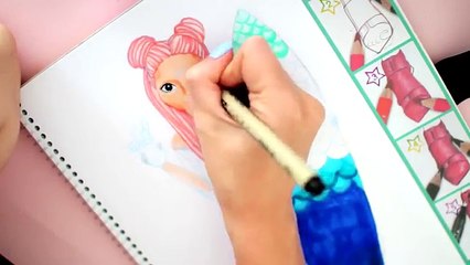 Topmodel malen | Summergirl | How to draw girl with surfboard || Foxy Draw