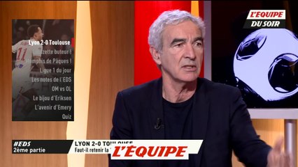 Domenech sur la deuxième période de l'OL - Foot - L'Equipe du soir