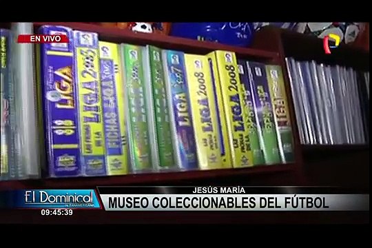 Jesús María: Abrió el museo de colecciones del fútbol