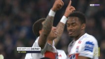 Depay at the double as Lyon extend unbeaten run