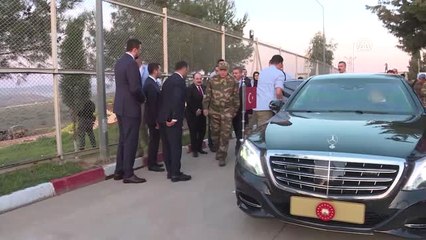 Cumhurbaşkanı Erdoğan, Oğulpınar Hudut Karakolunu Ziyaret Etti (1)