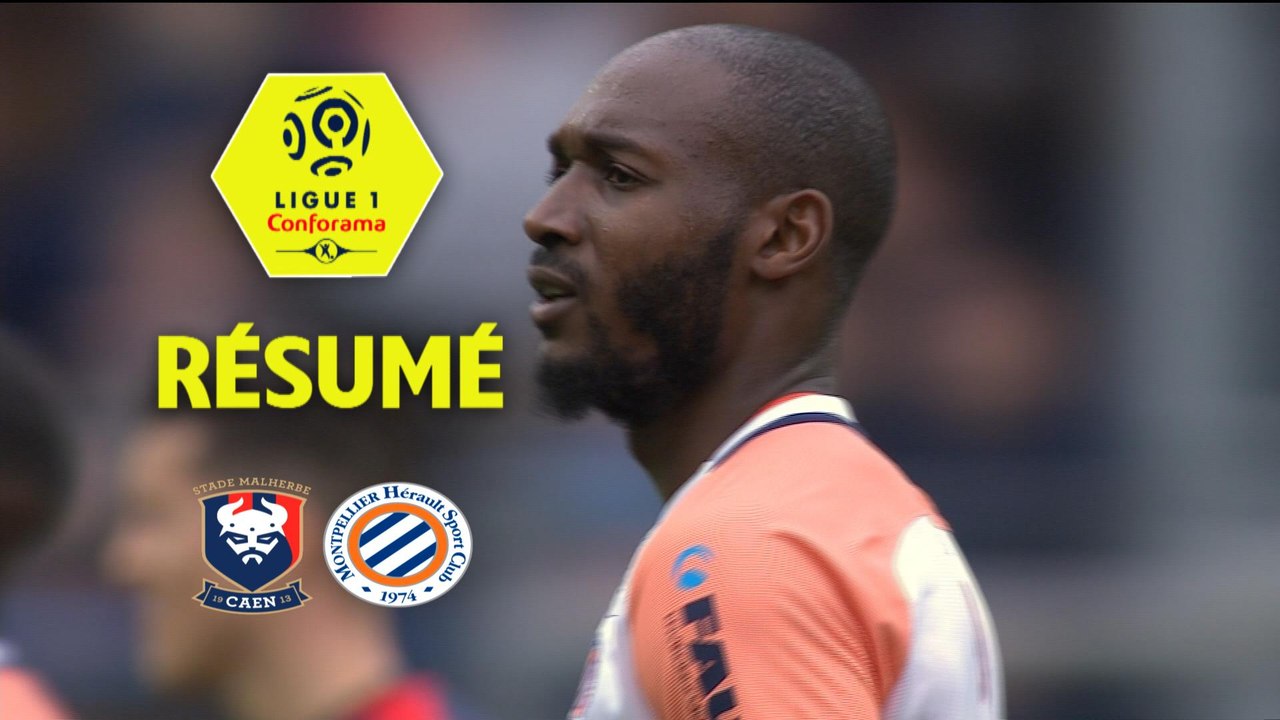 SM Caen - Montpellier Hérault SC (1-3)  - Résumé - (SMC-MHSC) / 2017-18