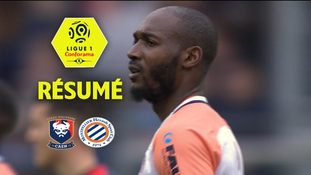 SM Caen - Montpellier Hérault SC (1-3) - Résumé - (SMC-MHSC) / 2017-18