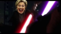 Emperor Trump VS Hilary [STAR WARS] Palpatine Darth Sidious vs Mace Windu PARODY   Anakin