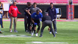 SMU wide receiver Courtland Sutton highlights  SMU pro day 2018 - NFL Videos
