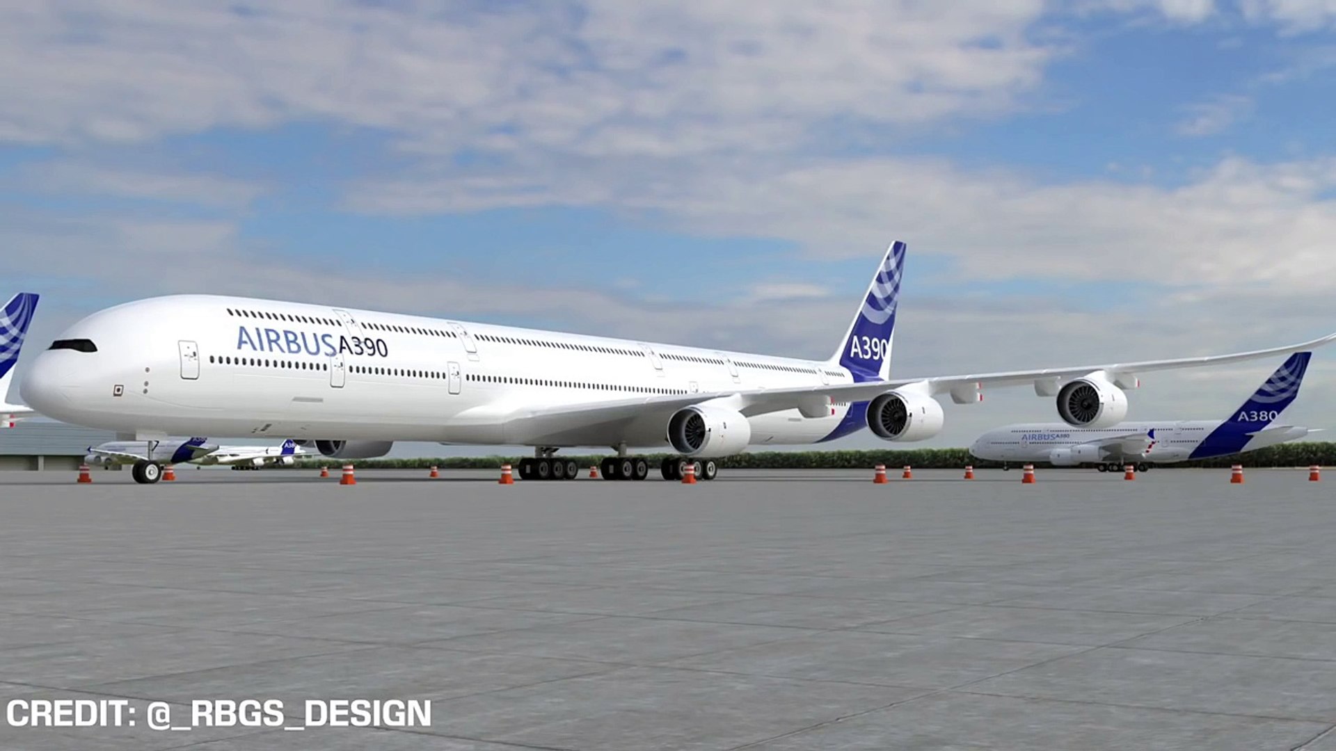 The AIRBUS A390 Revealed - Dailymotion Video