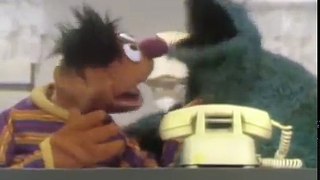 Classic Sesame Street - Cookie Monster calls his mother on Ernies telephone