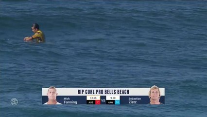 Adrénaline - Surf : Rip Curl Pro Bells Beach, Men's Championship Tour - Round 3 heat 5
