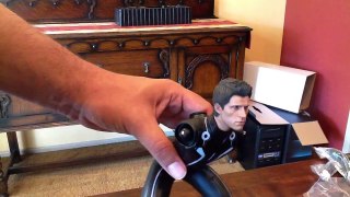 Sam Flynn with Light Cycle Tron Legacy Hot Toys review