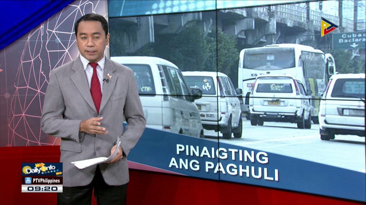 PNP, pinaigting na ang paghuli sa mga colorum na PUV