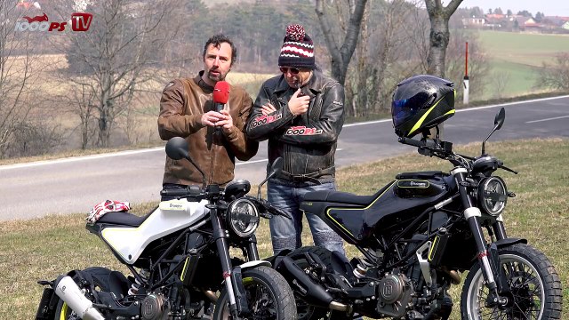 1000PS Test - Husqvarna Vitpilen versus Svartpilen 401 - Huskys voll entfesselt