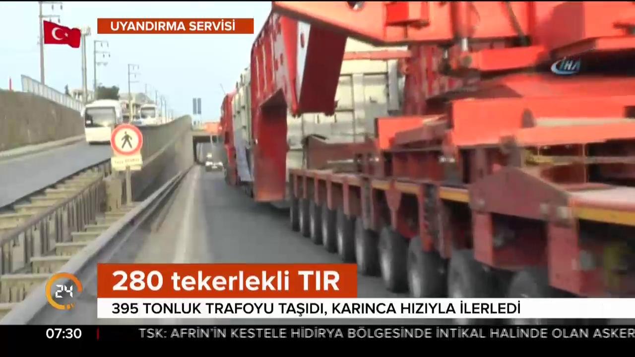 Trafo taşıdı