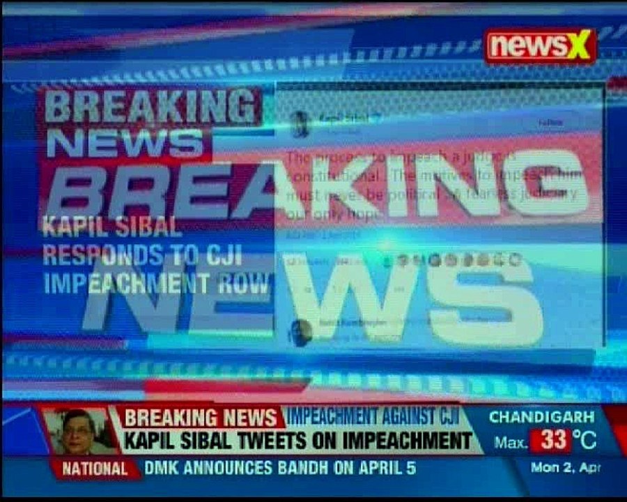 Kapil SIbal responds to CJI impeachment row, says process to impeach judge is constitutional