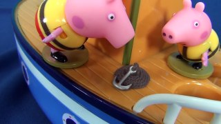 Peppa Pig in italiano. Peppa con suo fratello George hanno una gita in barca con il nonno Maiale