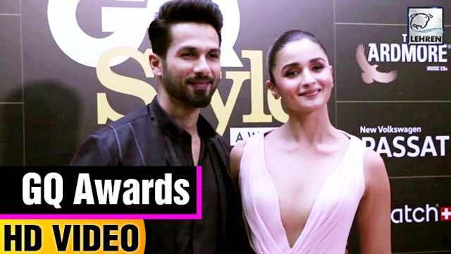 Alia Bhatt And Shahid Kapoor At GQ Style Awards