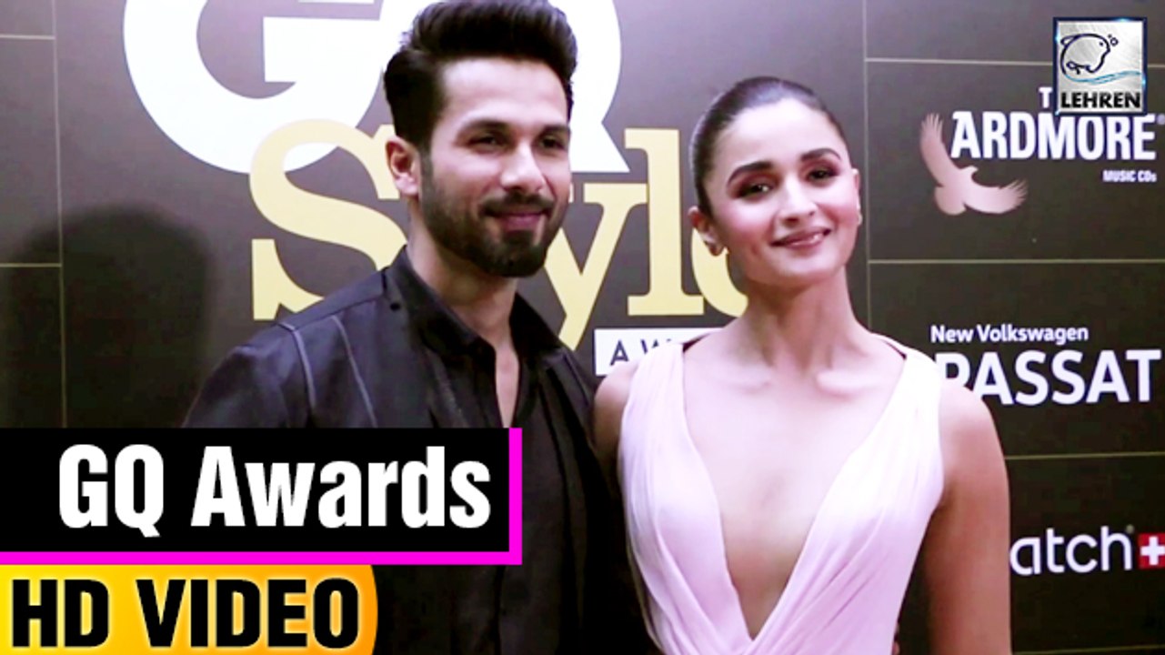 Alia Bhatt And Shahid Kapoor At GQ Style Awards