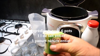 Yaourt nature recette cookeo