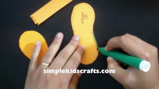 How to make Turkish Inspired Paper Slippers - EP - simplekidscrafts