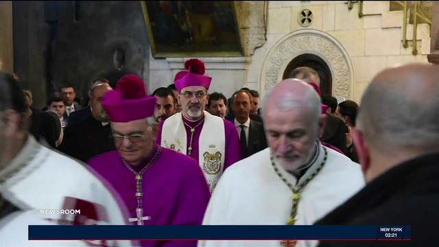 Jérusalem : les chrétiens célèbrent Pâques au Saint-Sépulcre