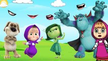 Wrong Mouths Masha, Talking Ben, Monsters Inc, Inside Out Finger Family Song