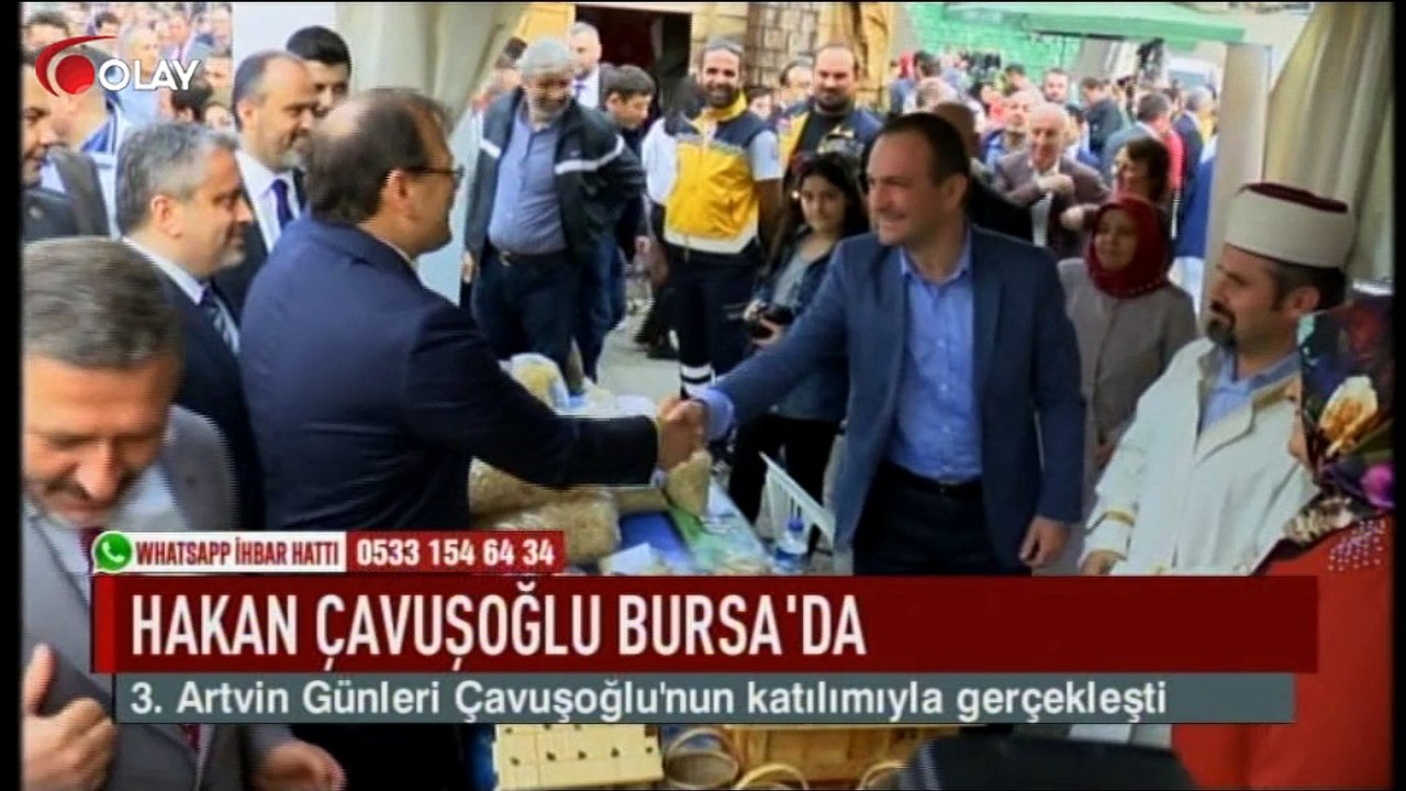Hakan Çavuşoğlu Bursa'da