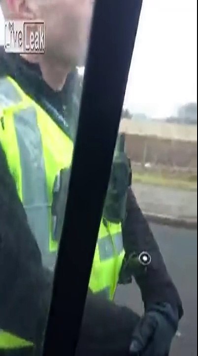 Don’t try to get smart with a Scottish police officer