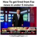 How to get fired from Fox News in under 5 minutes