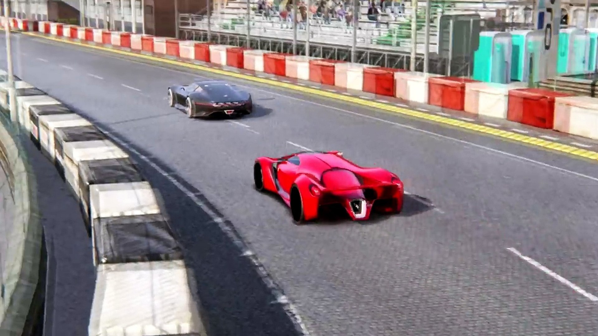 Battle Ferrari F80 Concept vs Mercdes-Benz Vision GT at Highlands - video  Dailymotion