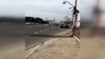 Beykoz'un göbeğinde lüks araçların tehlikeli drift şovu kamerada