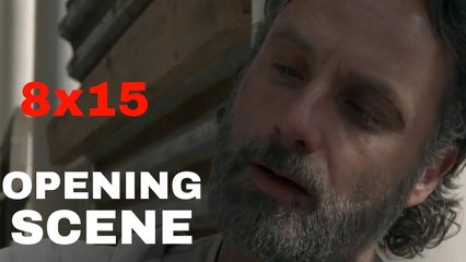 The Walking Dead - 8x15 opening-scene season 8 episode 15 tv horror