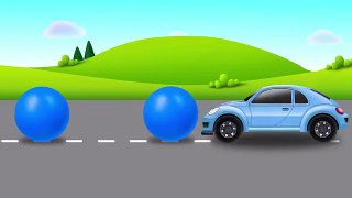 Learn the Colors with Cars and Color Balls - Colours for Children