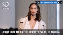 Agnona Color Cosmetic First Look Milan Full Report Fall/Winter 2018-19 | FashionTV | FTV