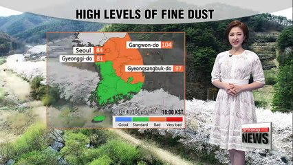 Warm weather continues, fine dust to retun to normal tomorrow _ 040218