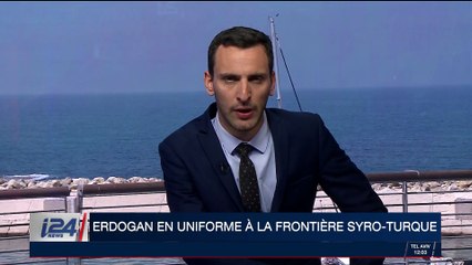 Recep Erdogan en uniforme à la frontière syro-turque