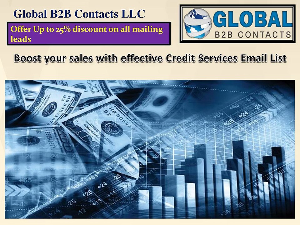 Boost your sales with effective Credit Services Email List
