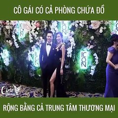 Cô gái có phòng chứa đồ toàn các thương hiệu nổi tiếng thế giới