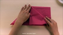 Servietten falten: Schmetterling - einfache Tischdeko selber machen - DIY