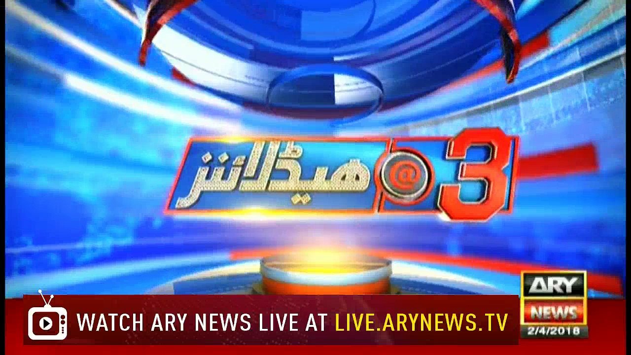 Headlines 1500 2nd April 2018